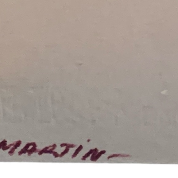 Inuit Art litho of two Muskox, signed, 24x36 inches - Picture 8 of 9